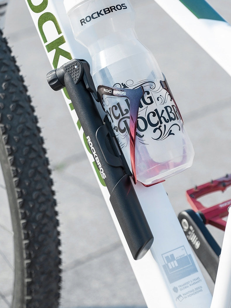 HAND BICYCLE PUMP FOR BICYCLE BALLS COMPACT PRESTA SCHRADER ROCKBROS Product weight with unit packaging 0.15 kg