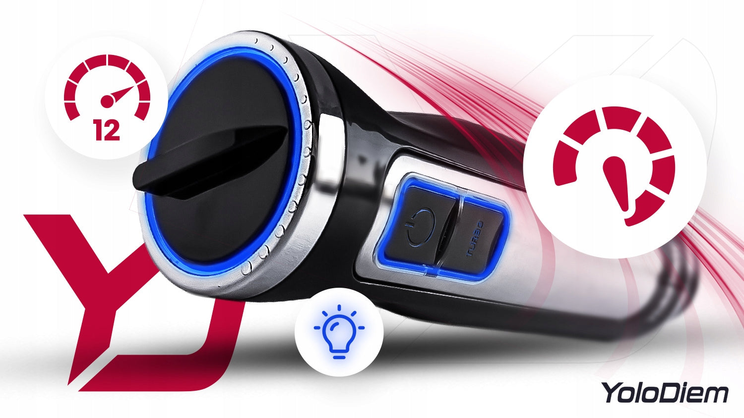 HAND BLENDER 1500W PRO 4 TITANIUM BLADES SPEED CONTROL + OVERLAY Packaging status original