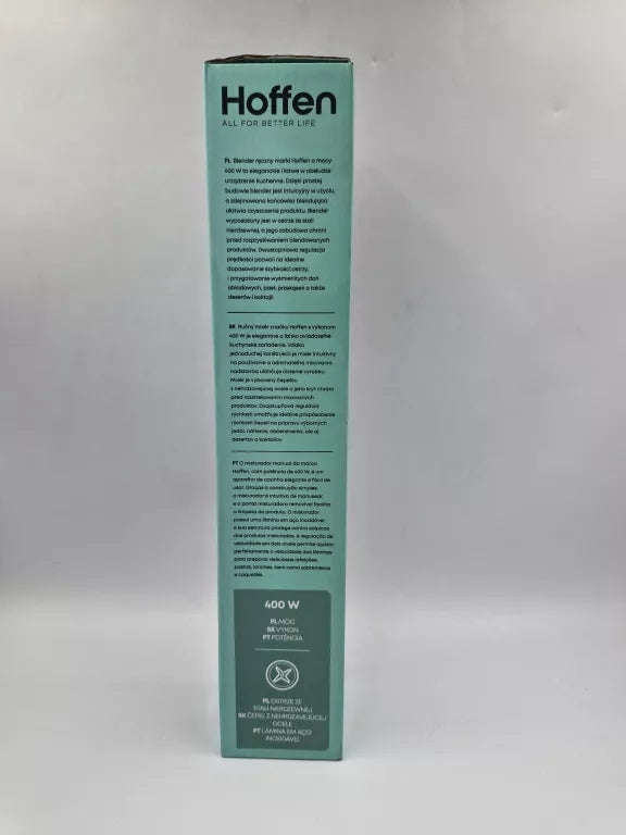 HAND BLENDER BLACK 400W HOFFEN Dominant color black
