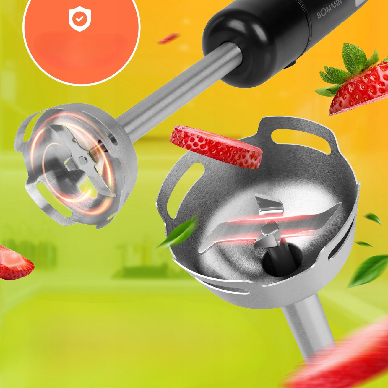 HAND BLENDER BOMANN SM 6082 CB 800 IN STAINLESS STEEL TURBO ICE CRUSHING Manufacturer code SM 6082 CB