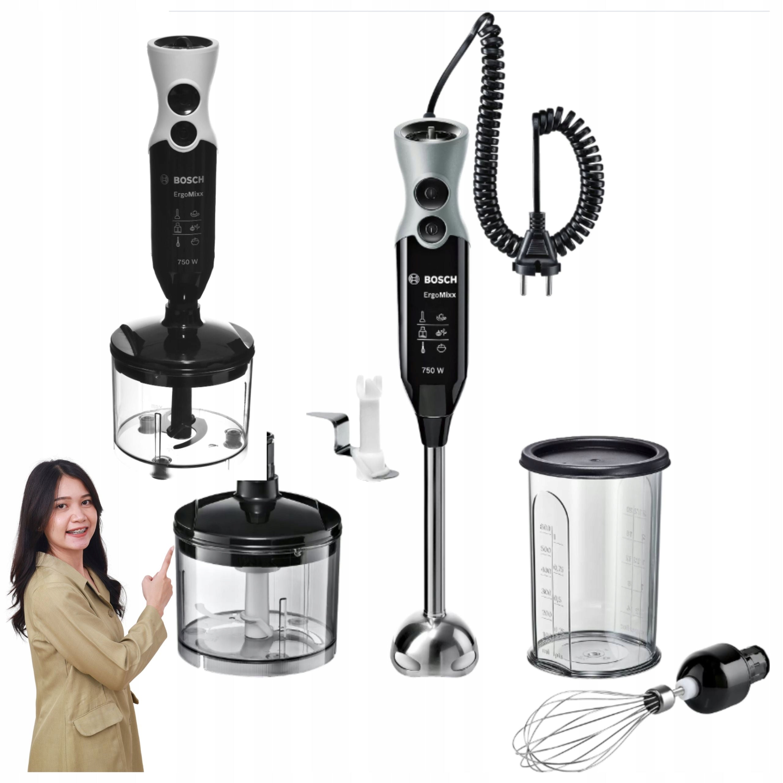 HAND BLENDER BOSCH MULTIFUNCTIONAL 750 IN SHREDDER WHIPPING TIP