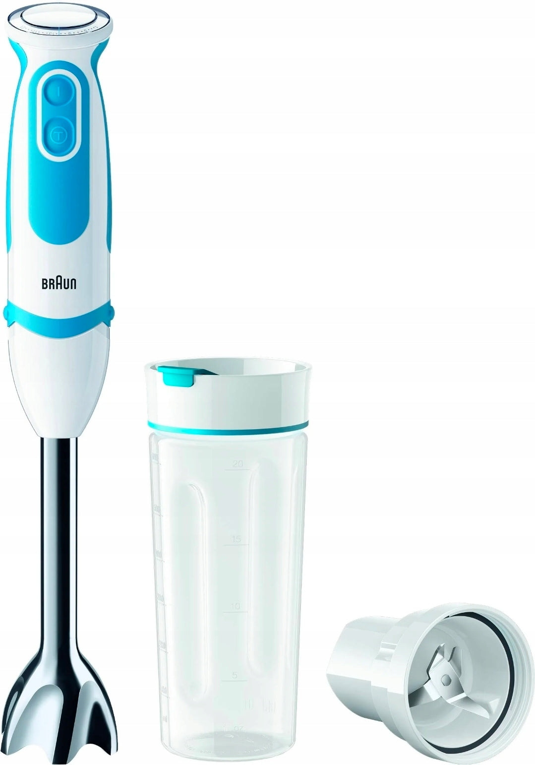 HAND BLENDER Braun MQ5251 1000 W White 21 speed Container 0.6 L Brand Braun