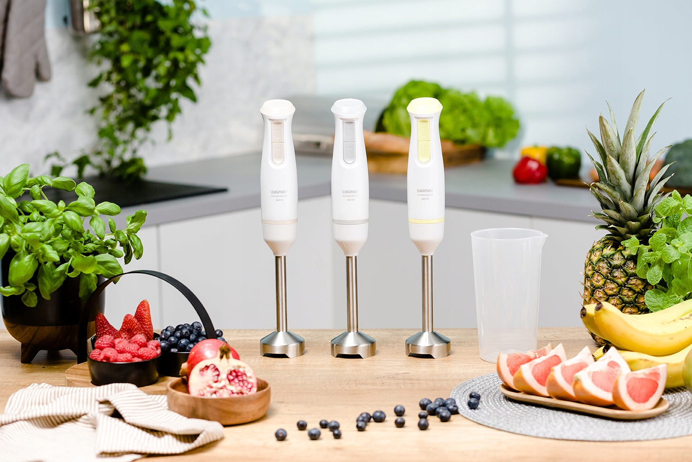 HAND BLENDER FOR COCKTAILS ZELMER MULTIFUNCTIONAL MIXER ROBOT TURBO 800W Model ZHB4561I