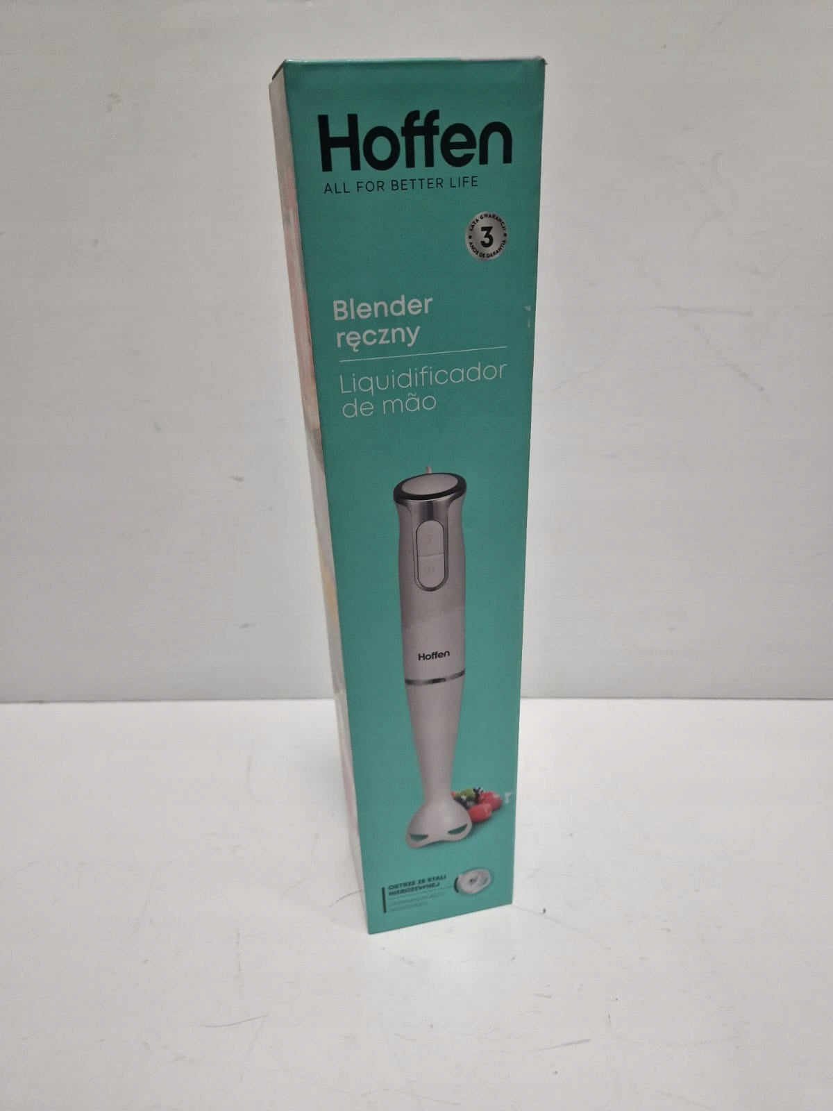 HAND BLENDER HOFFEN WHITE 400W STAINLESS STEEL BLADE