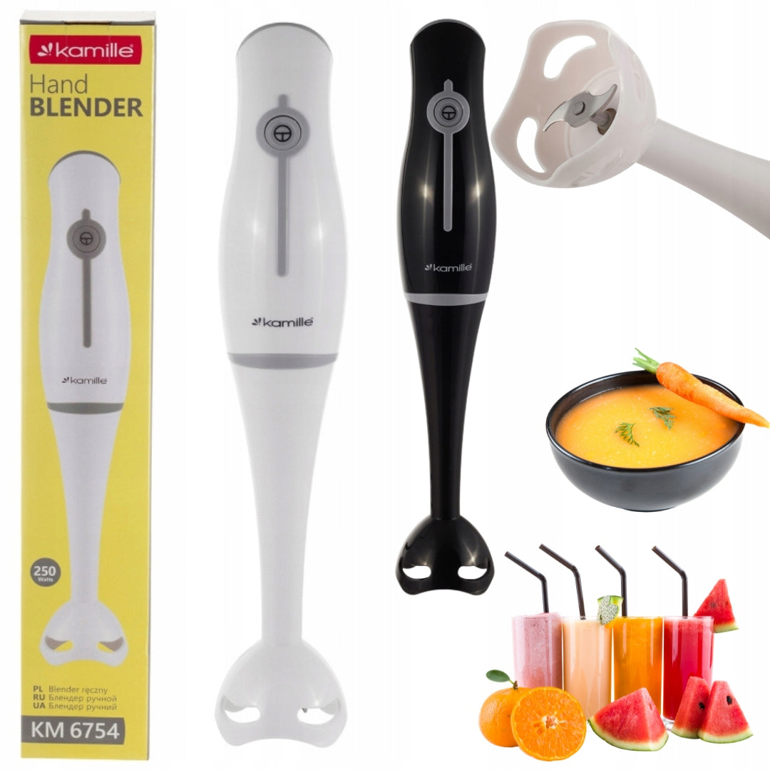 HAND BLENDER KITCHEN ROBOT SHREDDER MIXER POWERFUL KAMILLE