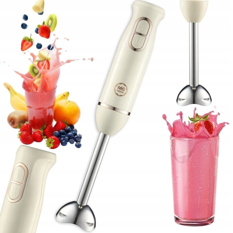 HAND BLENDER MG HOME 300 IN CREAM WITH ADJUSTABLE SPEED FOR COCKTAIL SOUPS Manufacturer code 5903849214742