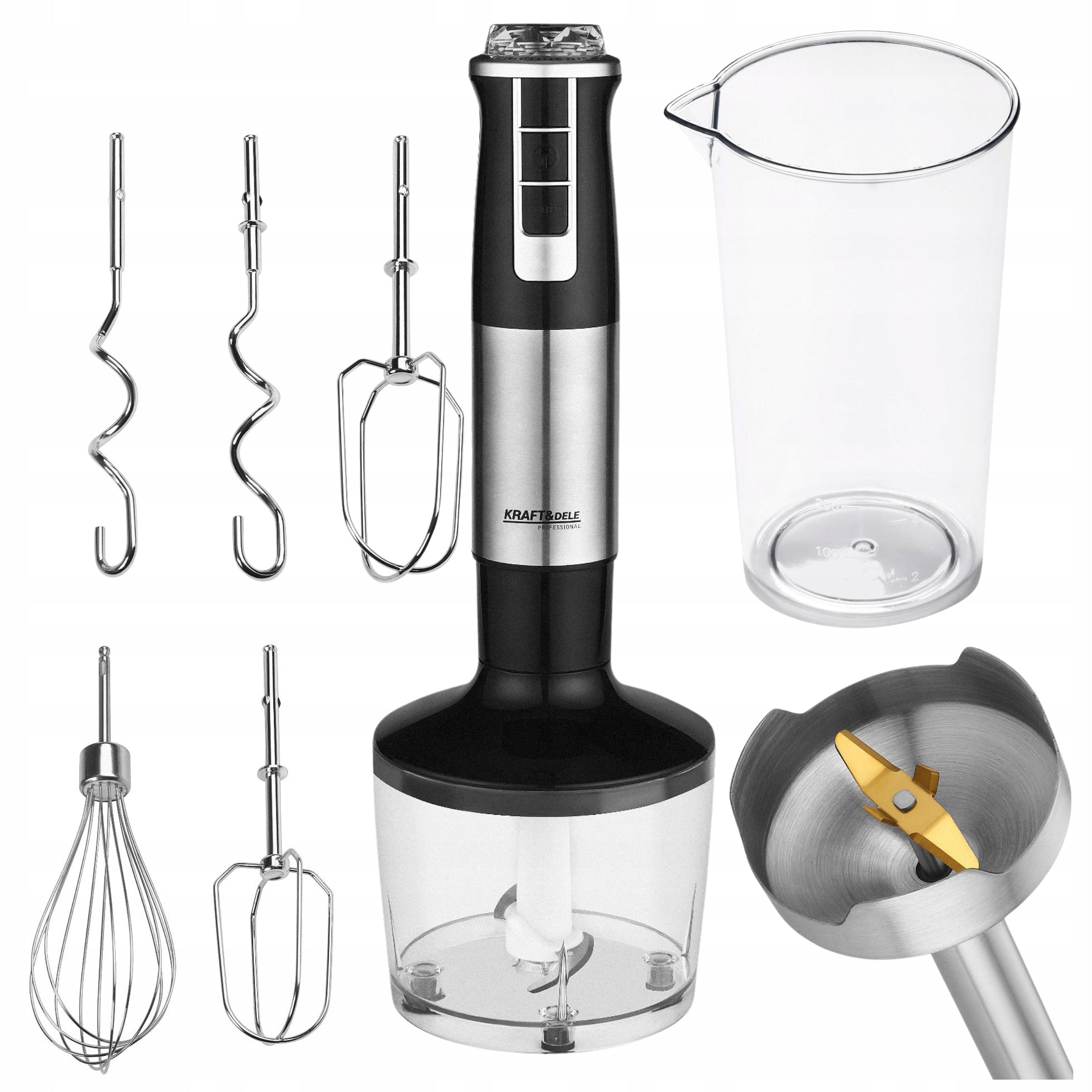 HAND BLENDER MIXER MULTIFUNCTION SHREDDER POWERFUL 1500W TURBO MODE Brand no brand