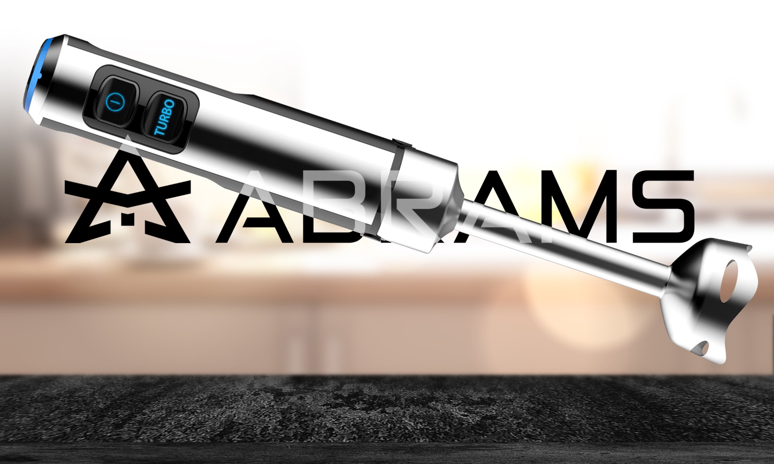 HAND BLENDER MIXER MULTIFUNCTION TURBO MODE 1500 IN 7IN1 TITANIUM BLADES Brand Abrams