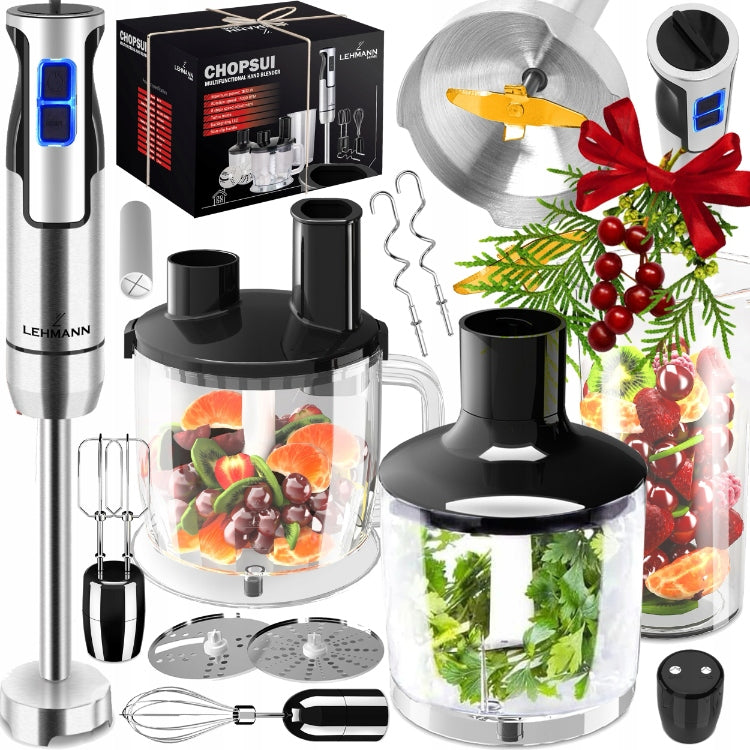 HAND BLENDER MULTIFUNCTION MIXER 1200W GOLD BLADE DESTRUCTION POWER