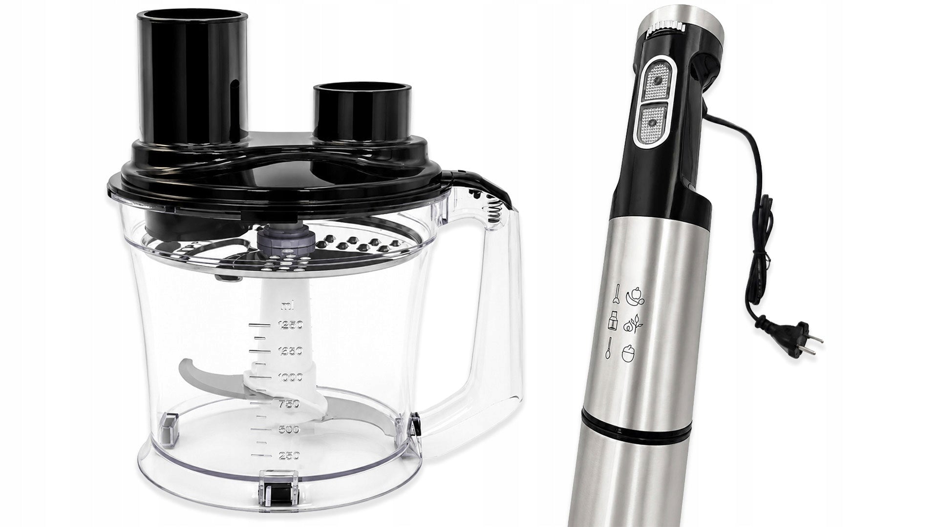 HAND BLENDER MULTIFUNCTION MIXER MALAKASER SET 5IN1 1400W POWERFUL Brand MEMFLOW