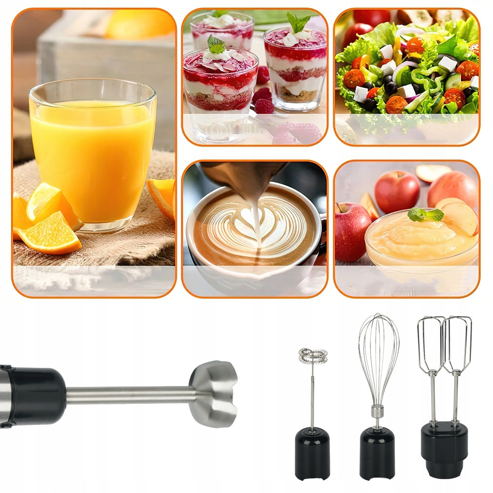 HAND BLENDER MULTIFUNCTION MIXER POWERFUL TURBO BLADE SHREDDER 800W Model Titan 50