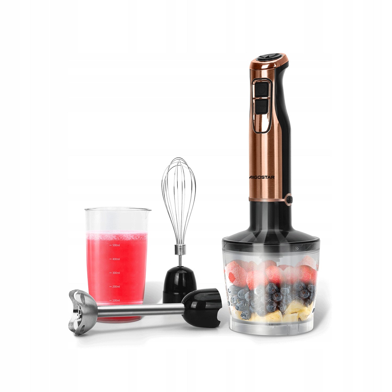 HAND BLENDER MULTIFUNCTION MIXER TURBO 1000W +ACCESSORIES