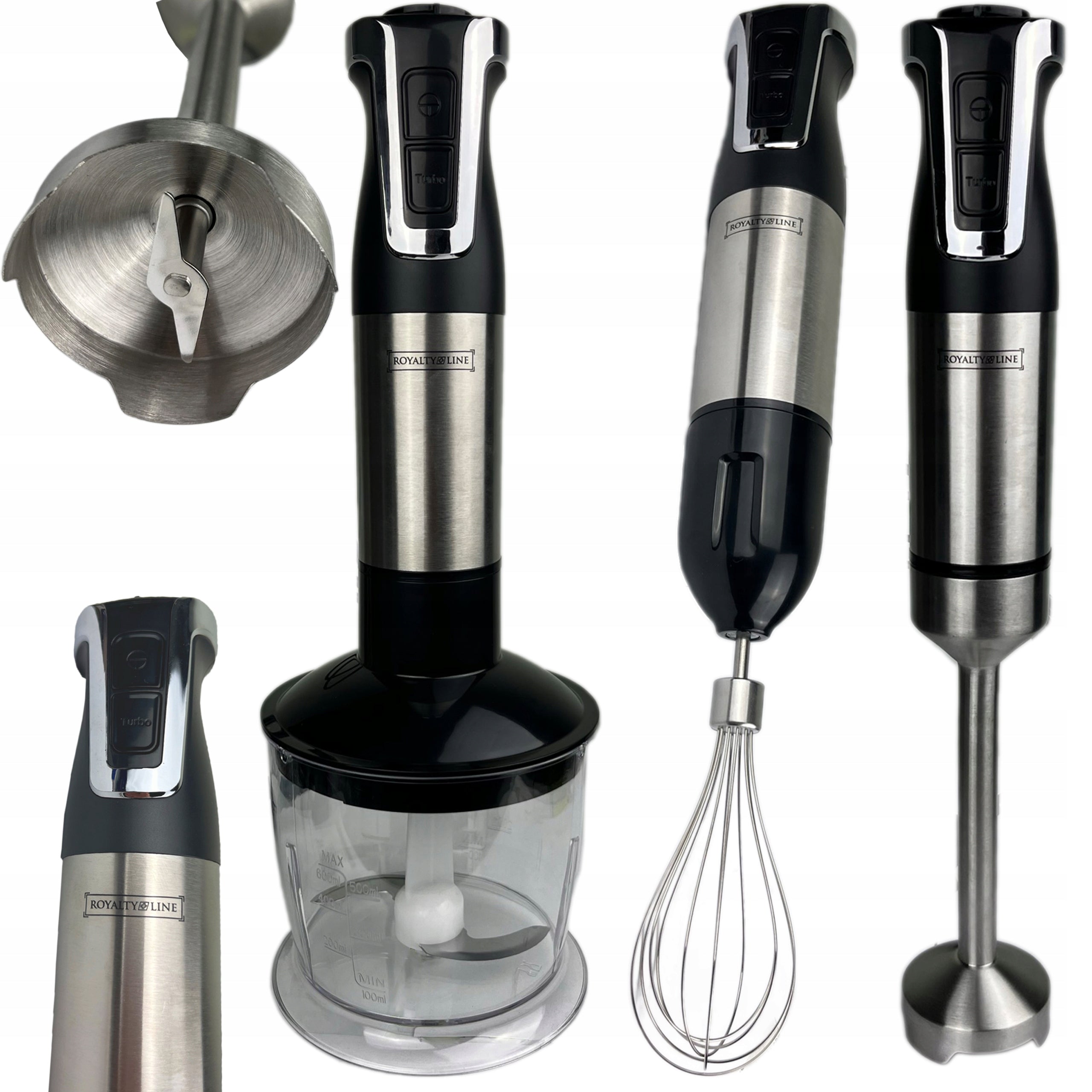 HAND BLENDER MULTIFUNCTION TURBO MALAXER MIXER POWERFUL 800W SHREDDER Packaging status original