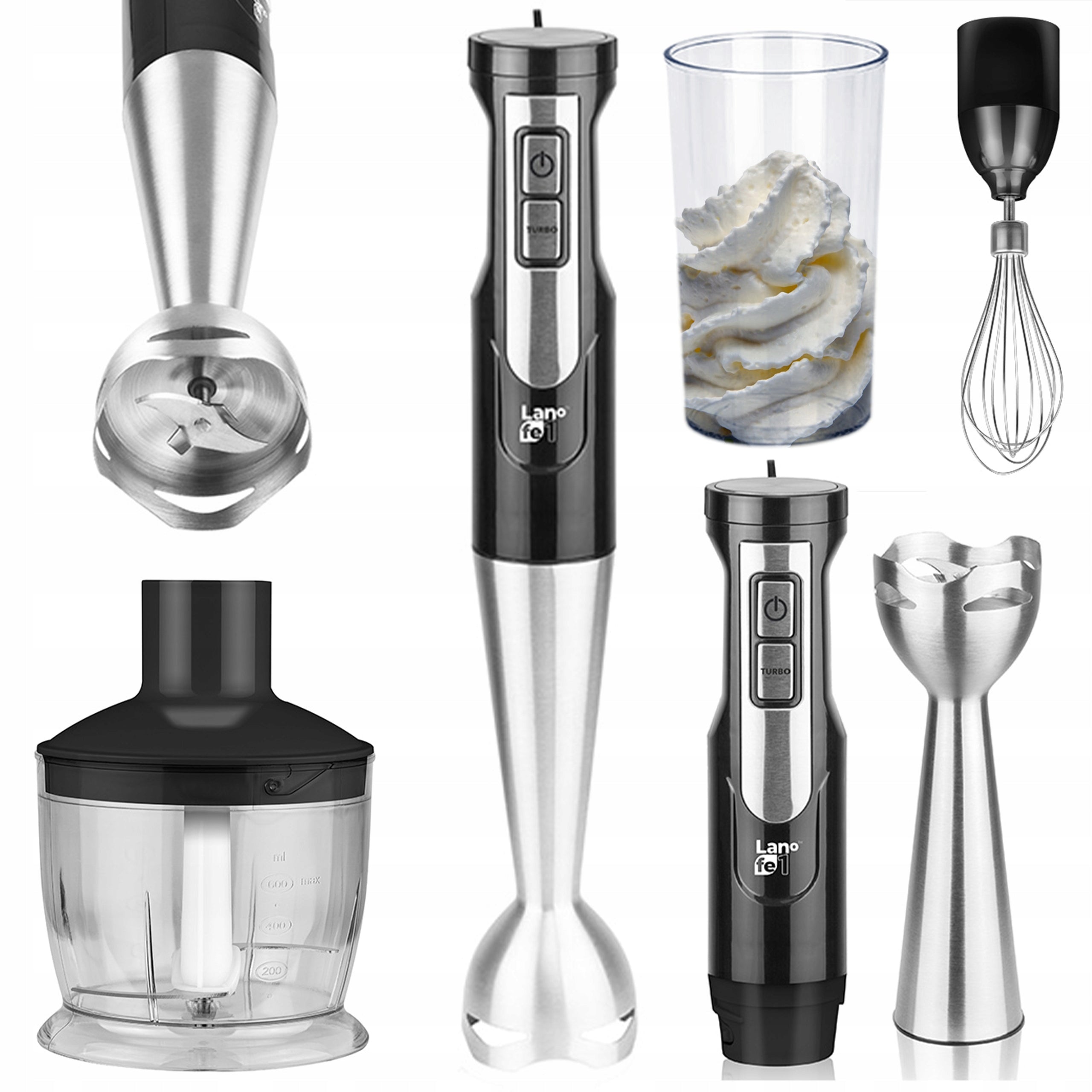 HAND BLENDER MULTIFUNCTIONAL BLENDER MALAKSER TURBO ROBOT SHREDDER