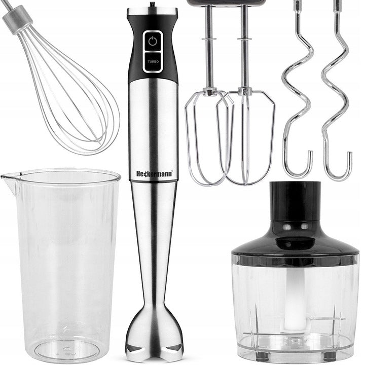 HAND BLENDER POWERFUL 1200W MULTIFUNCTIONAL MIXER SET TURBO PREMIUM 6IN1 Manufacturer code OR1106