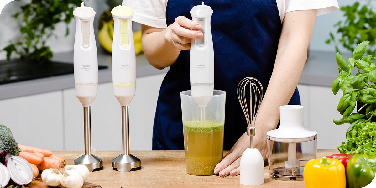 HAND BLENDER ZELMER KITCHEN MULTIFUNCTIONAL POWERFUL ROBOT TURBO SET 800W Manufacturer code 70105560P