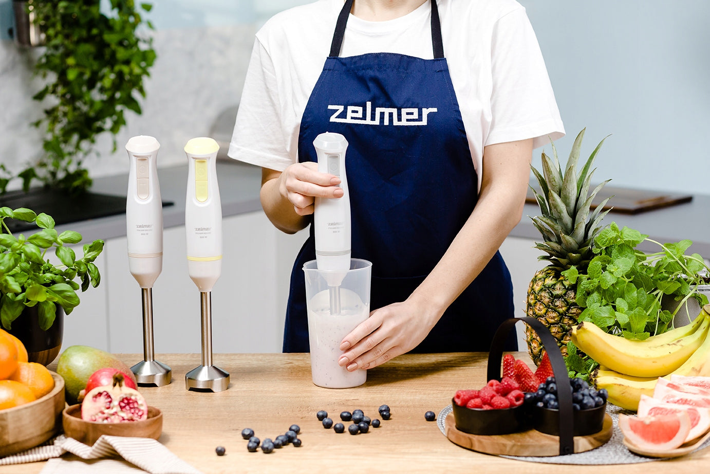 HAND BLENDER ZELMER KITCHEN MULTIFUNCTIONAL POWERFUL ROBOT TURBO SET 800W Packaging status original