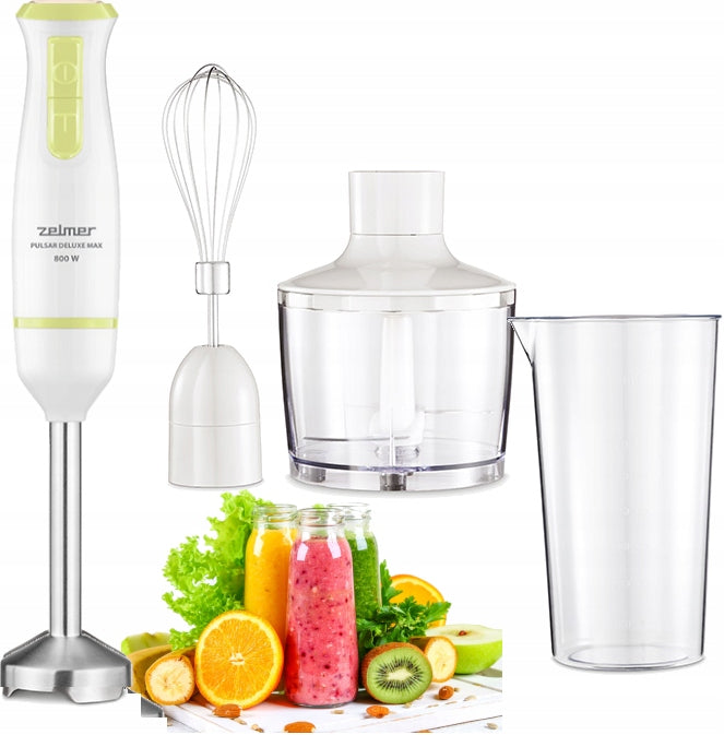 HAND BLENDER ZELMER KITCHEN MULTIFUNCTIONAL POWERFUL ROBOT TURBO SET 800W