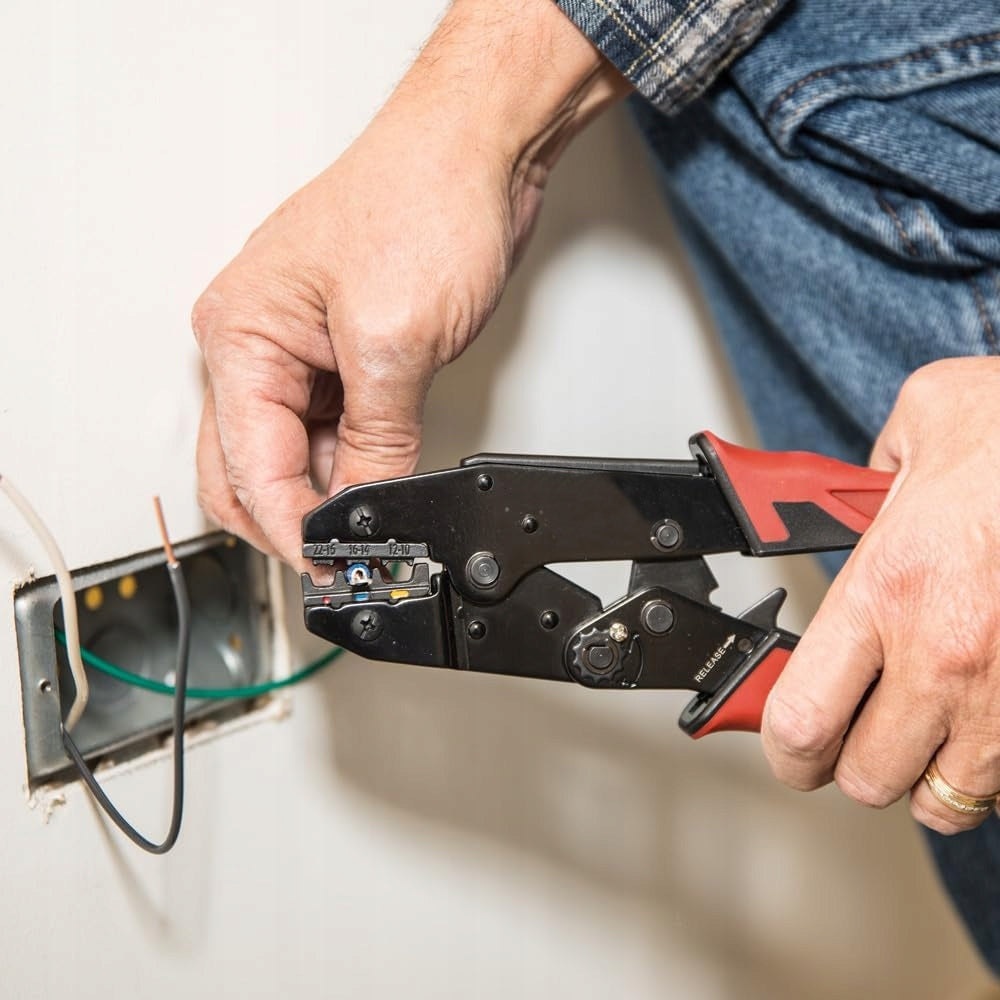 HAND CRIMPER PLIERS FOR NON-INSULATED CONNECTORS 0,2-6mm Manufacturer code KD10693