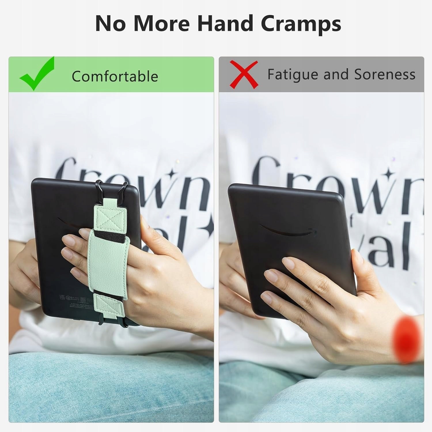 HAND GRIP FOR TABLET E-BOOK 6-7,5 INCH ELASTIC STRAP Kind CompactFlash