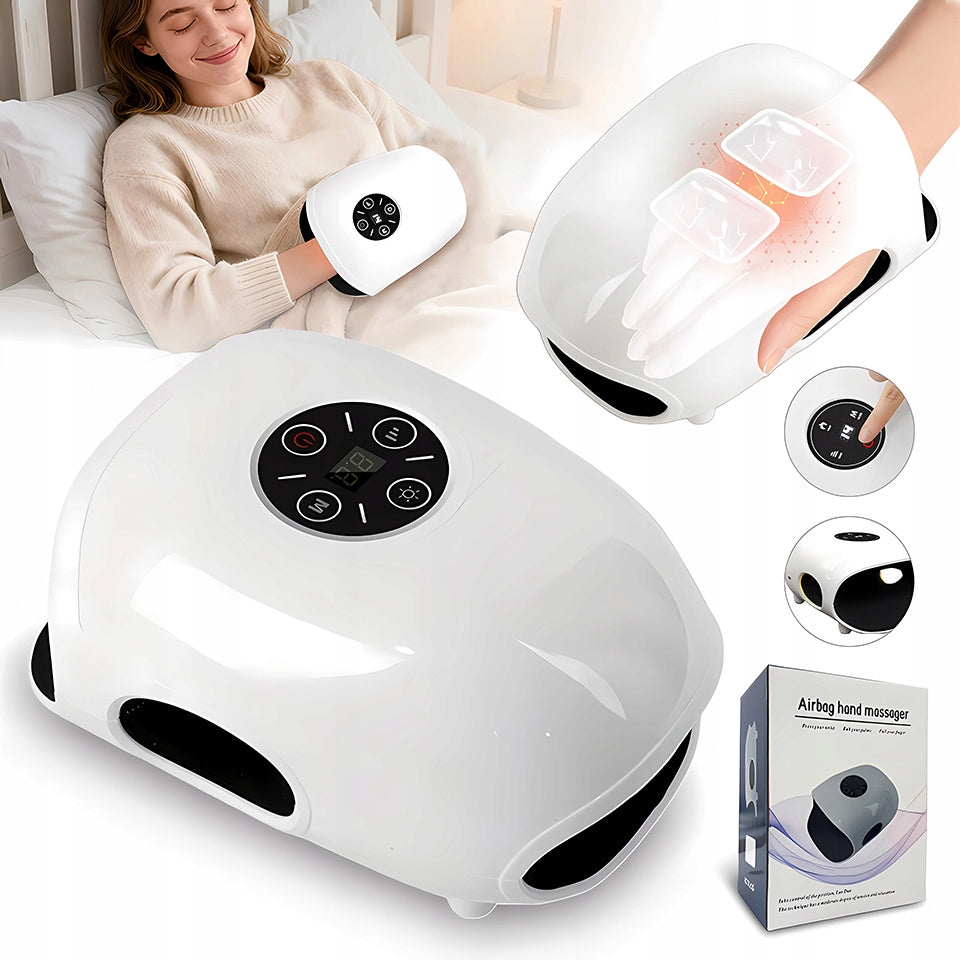 HAND MASSAGER FOR FINGER WRISTS KNEADING COMPRESSION HEATED Manufacturer code 756709170222