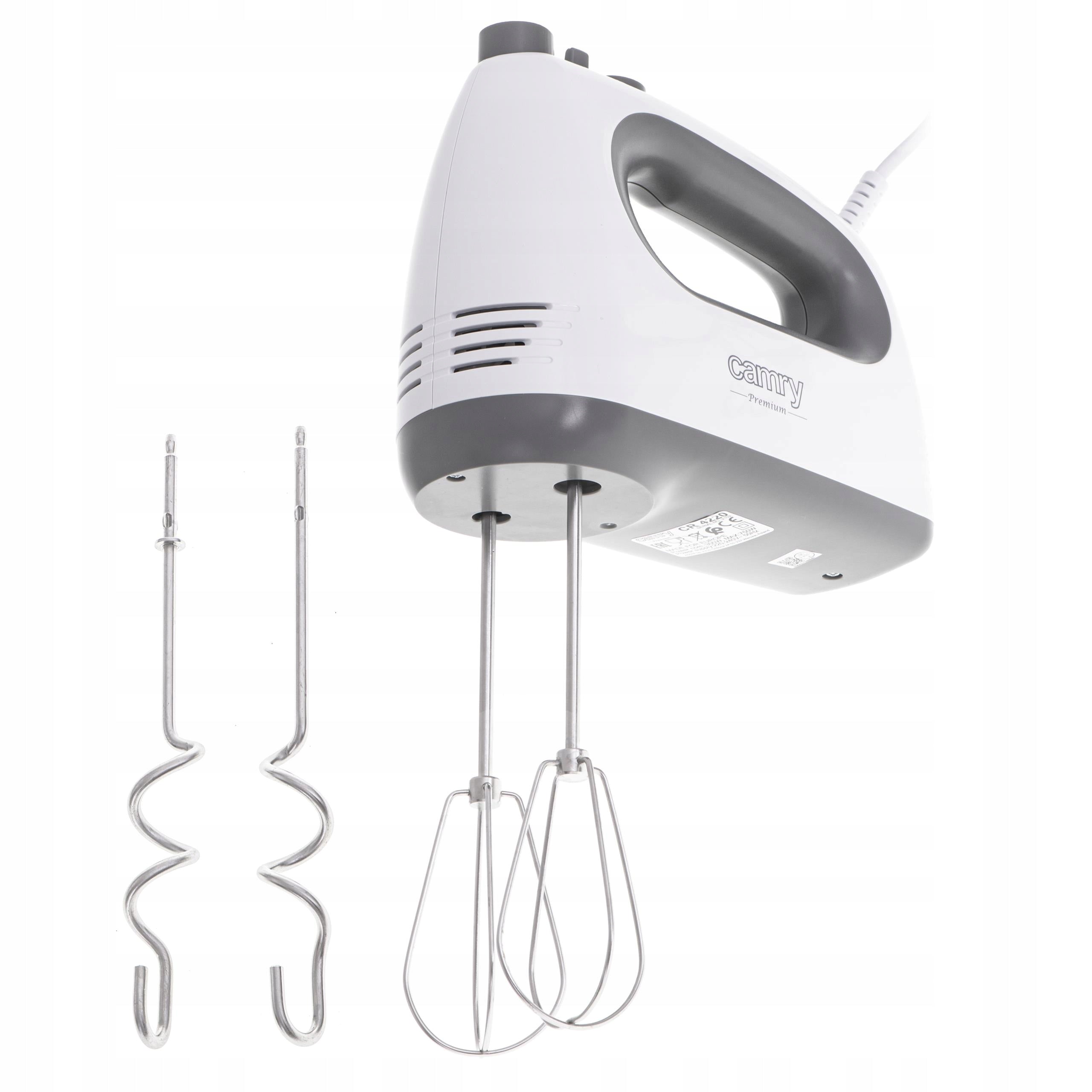 HAND MIXER 750W 5 GEAR TURBO Food Processor 4 Stirrers Long 21cm Brand Camry