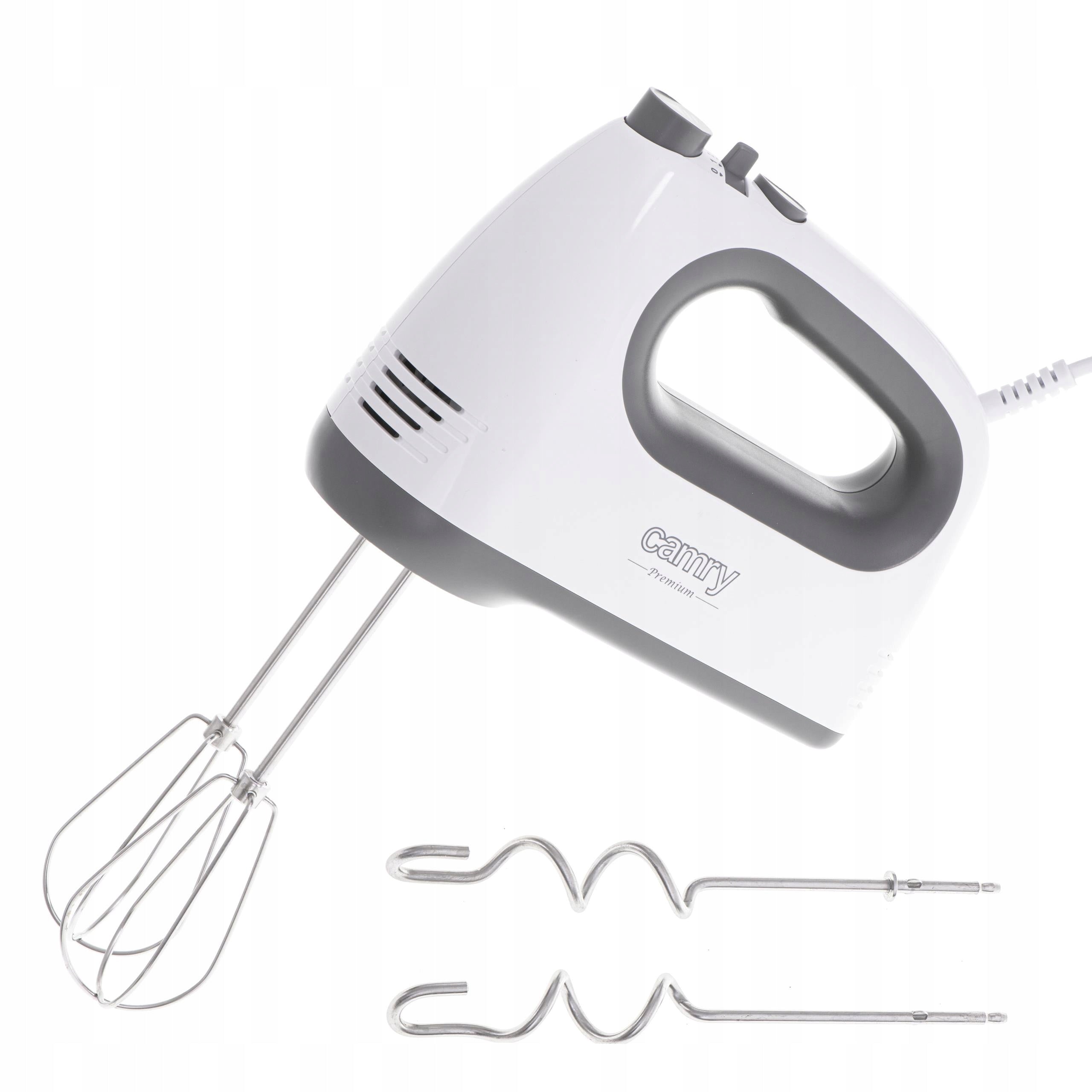 HAND MIXER 750W 5 GEAR TURBO Food Processor 4 Stirrers Long 21cm Packaging status original
