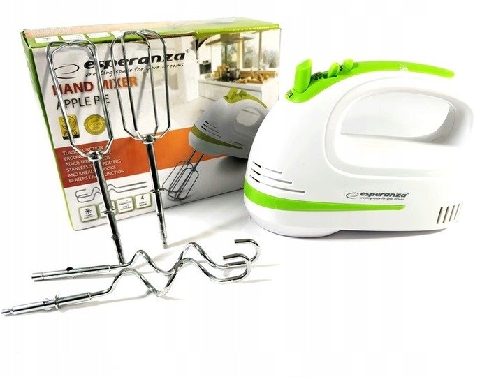 HAND MIXER FOOD PROCESSOR 400W 4 TIPS TURBO Model Apple Pie EKM011