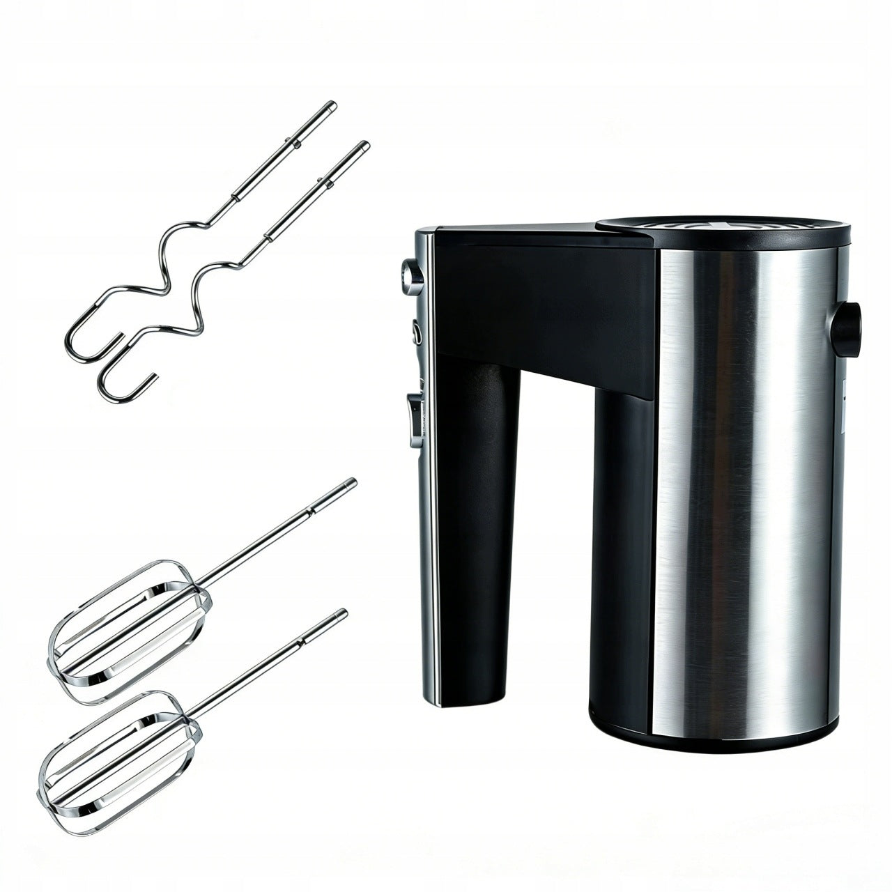 HAND MIXER TURBO FOOD PROCESSOR 5 SPEED GEARS 2 AGITATORS POWERFUL
