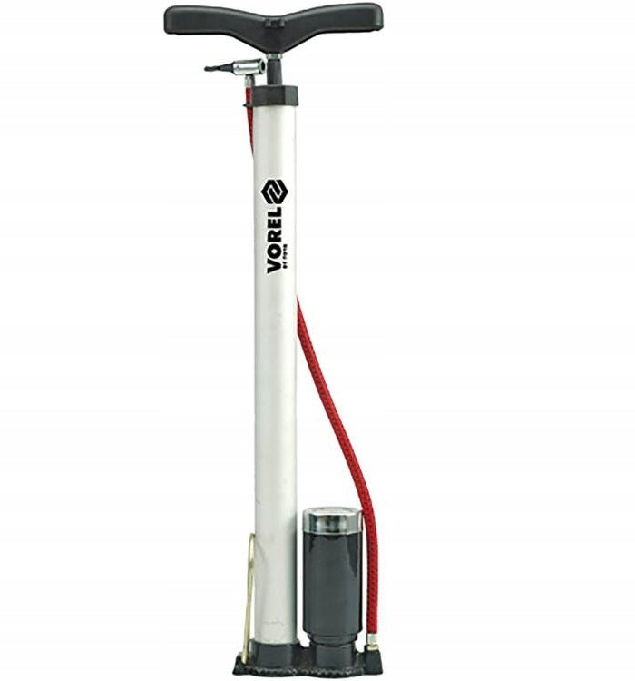 HAND PUMP BICYCLE POST WITH PRESSURE GAUGE ALUMINIUM 82021 EAN (GTIN) 5906083820212