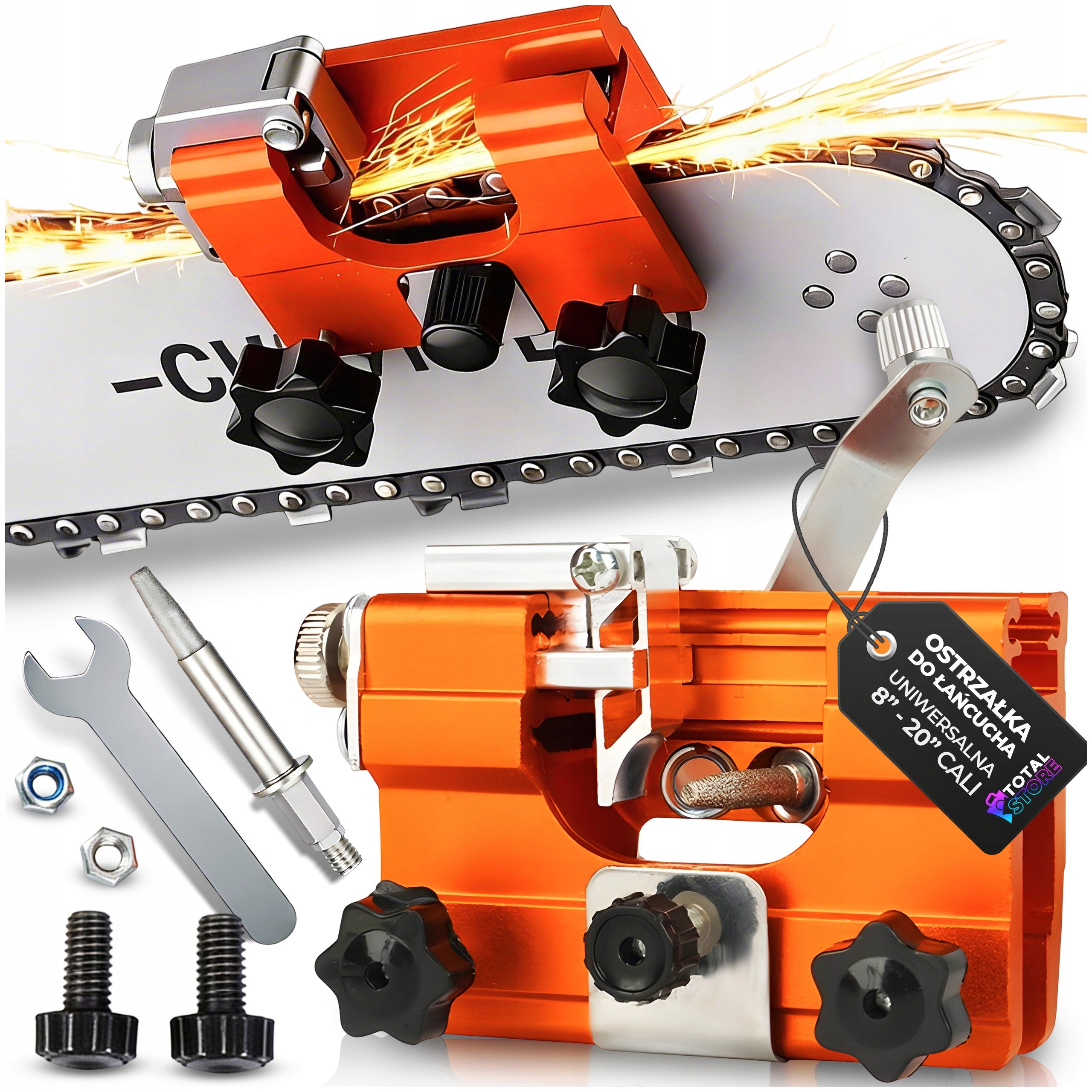 HAND SAW CHAIN SHARPENER 8"-20" INCHES SET