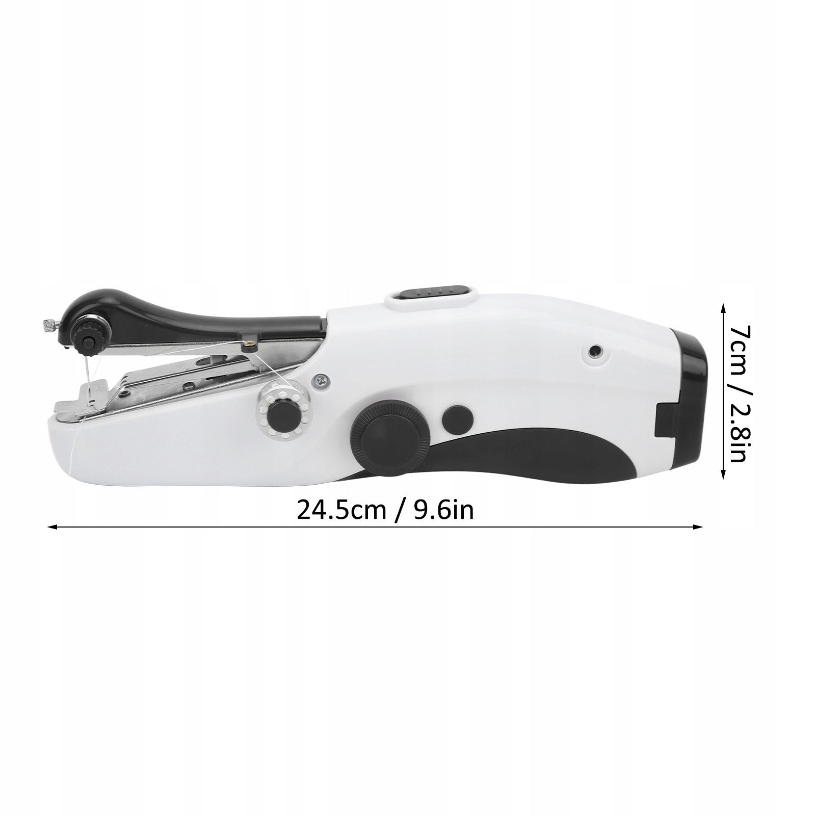 HAND SEWING MACHINE MINI PORTABLE ELECTRIC BATTERY OPERATED + AKCESORIA Packaging status original