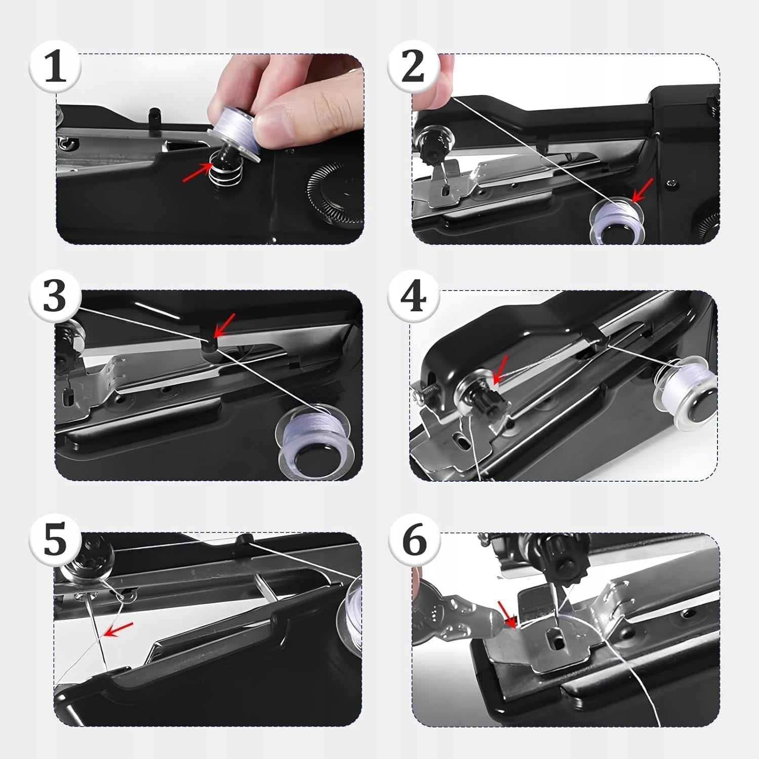 HAND SEWING MACHINE MINI PORTABLE WITH ACCESSORIES Model 5901347417801