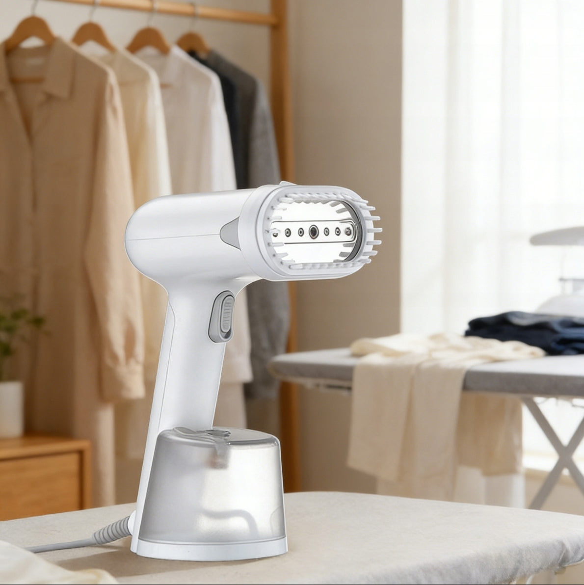 HAND STEAMER FOR CLOTHES STEAM IRON STEAMER STEAM ADJUSTMENT SET 3IN1 Packaging status original