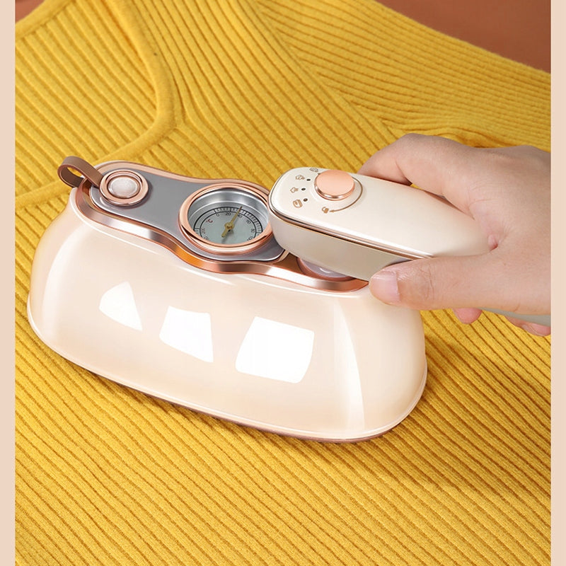 HAND STEAMER FOR CLOTHES STEAMER STEAM ADJUSTMENT 1200W 200ML Dominant color beige/brown