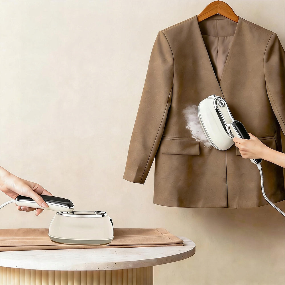 HAND STEAMER FOR DRESS SHIRTS AND SUITS WITH SMART PAIR Power 0 W