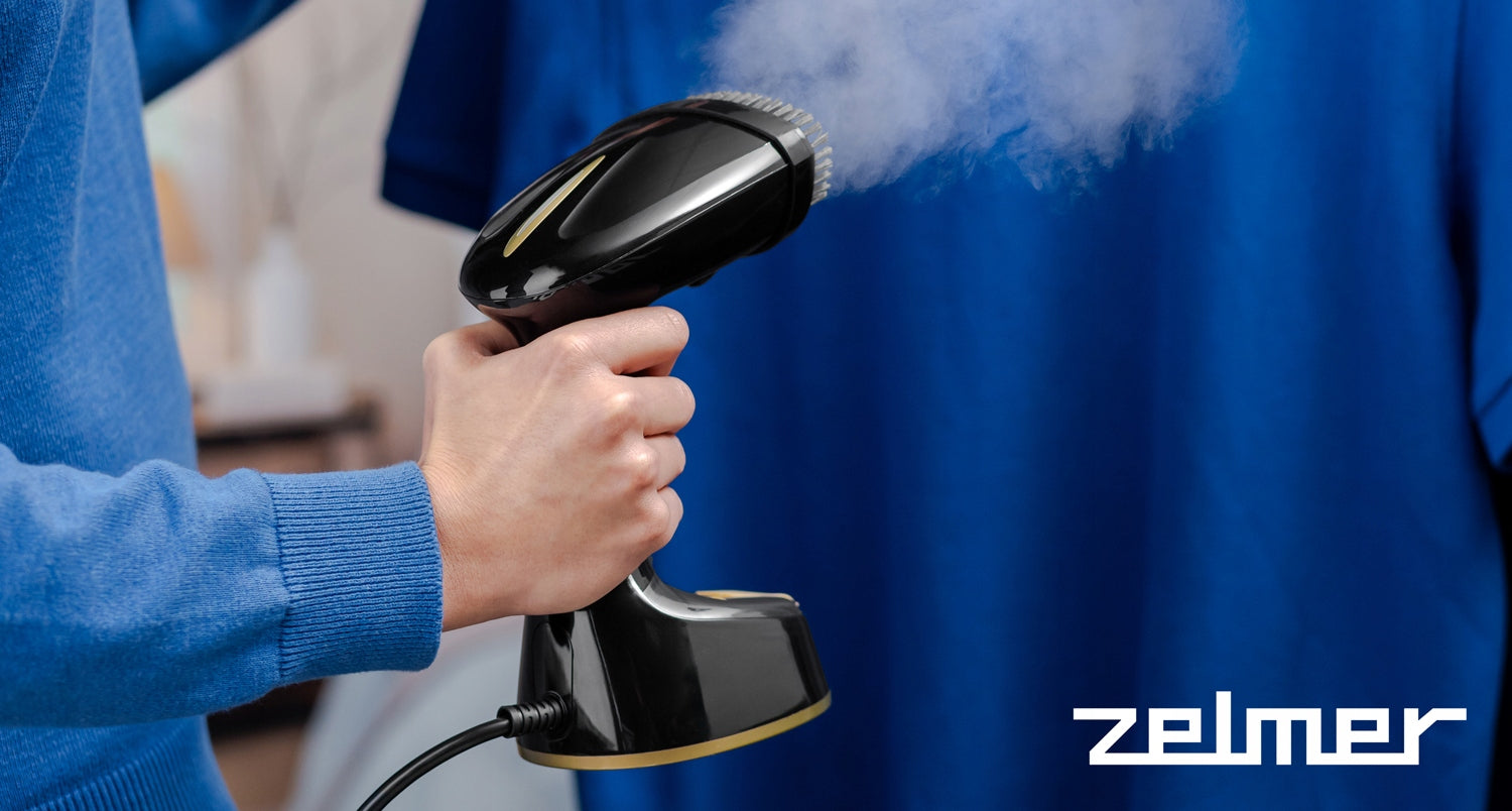 HAND STEAMER ZELMER FOR CLOTHES STEAM IRON STEAMER STEAM ADJUSTMENT Manufacturer code ZGS1800