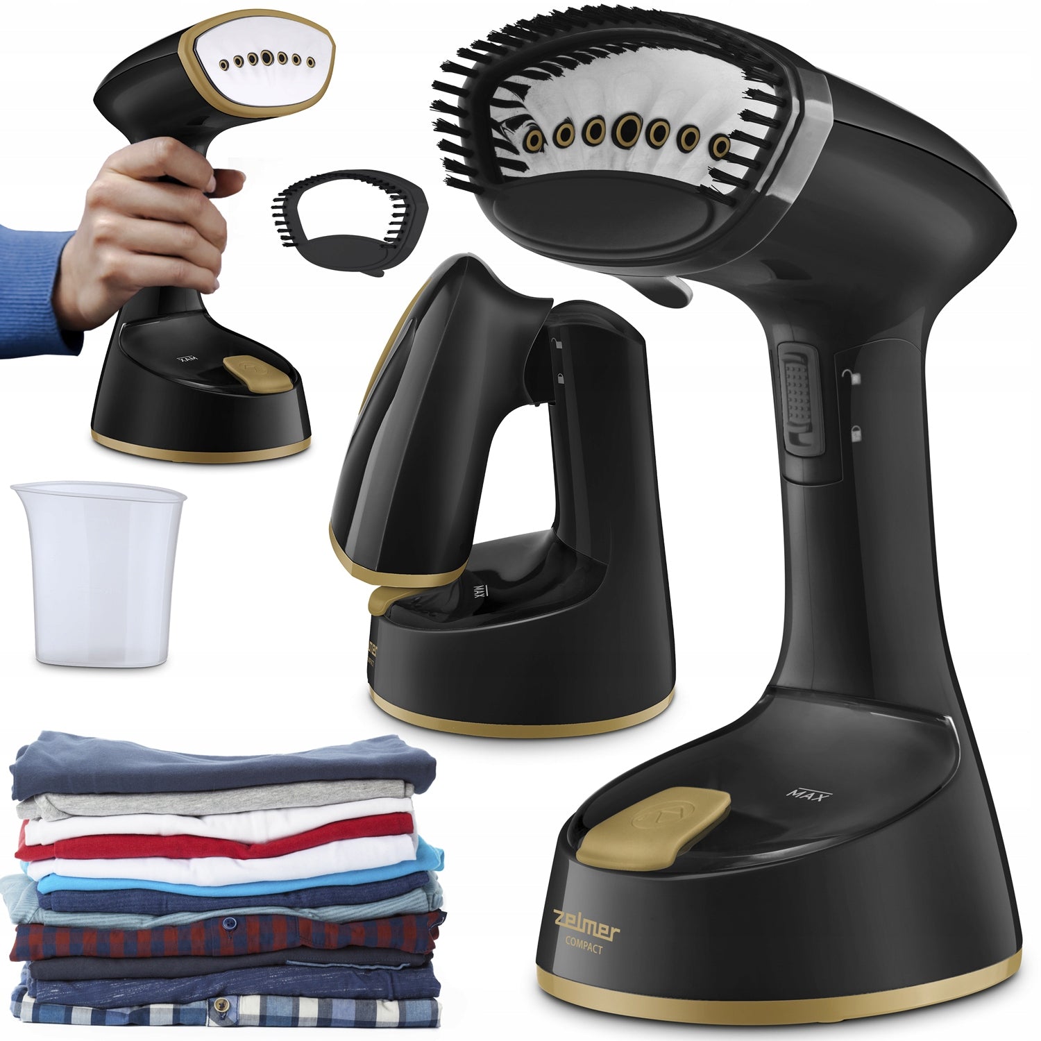 HAND STEAMER ZELMER FOR CLOTHES STEAM IRON STEAMER STEAM ADJUSTMENT