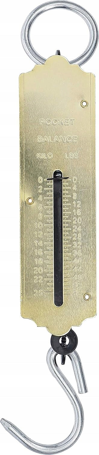 HAND WEIGHT SIMPLE SPRING UNIVERSAL WITH HOOK DURABLE UP TO 25KG Manufacturer code WAGA SPRĘŻYNOWA TURYSTYCZNA UNIWERSALNA >25KG