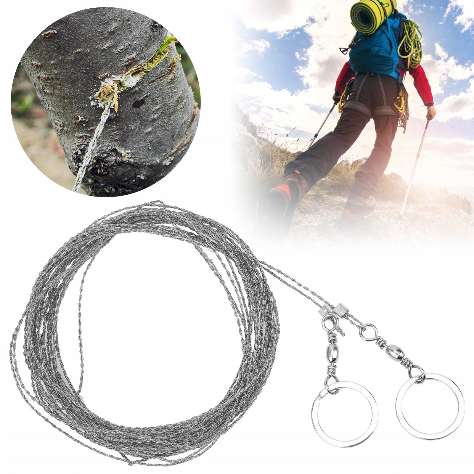 HAND WIRE CHAINSAW FOR WOOD TOURIST SURVIVAL 10M Manufacturer code 21611
