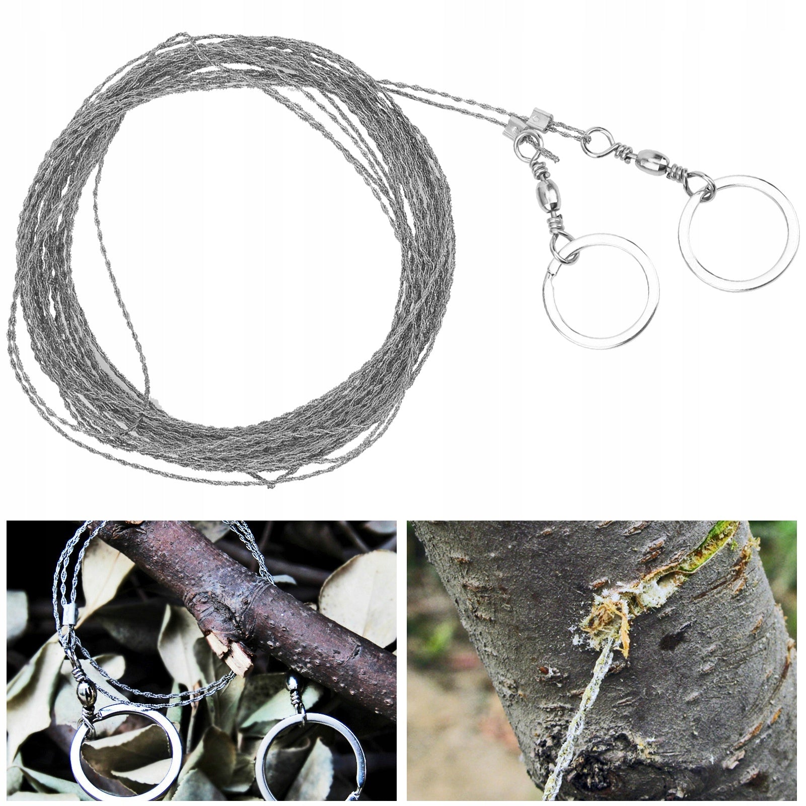 HAND WIRE CHAINSAW FOR WOOD TOURIST SURVIVAL 10M