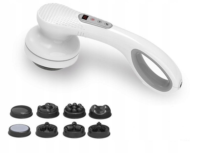 HANDHELD BACK AND NECK MASSAGER WITH 8 MASSAGE HEADS PL-667 Packaging status original