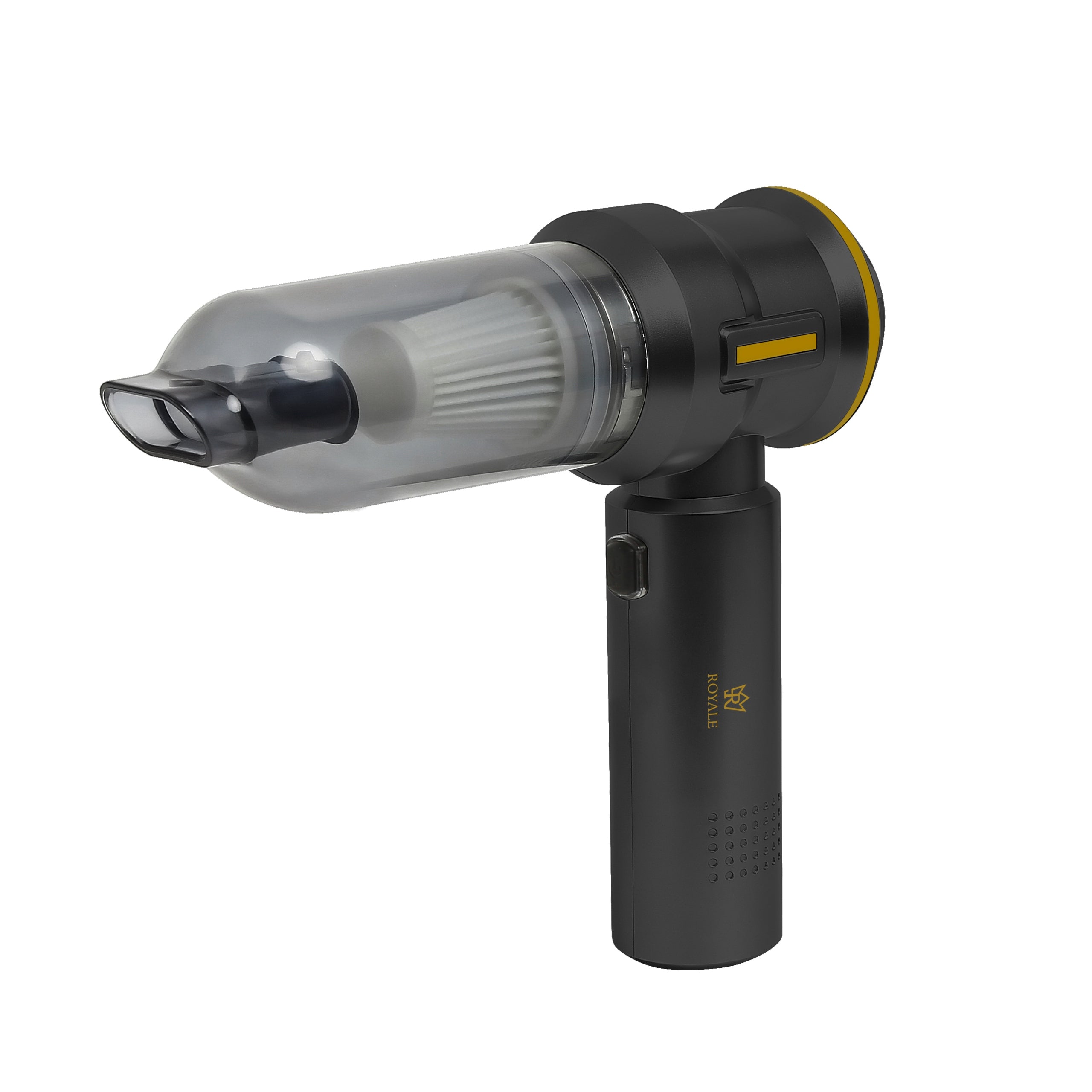 HANDHELD CAR VACUUM CLEANER CORDLESS BATTERY POWER ROYALE RMW-01 Brand ROYALE
