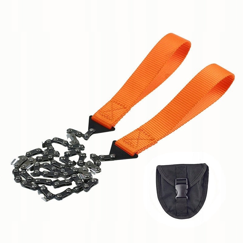 HANDHELD CHAINSAW BALL DURABLE SHARP 11 TEETH SURVIVAL WITH CASE 65cm Manufacturer code ręczna druciana do drewna