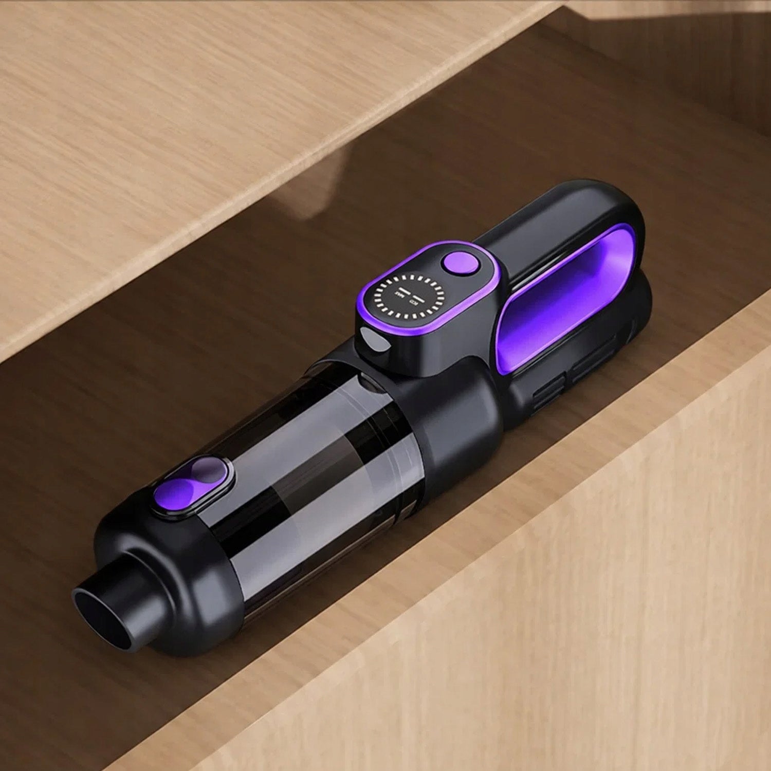 HANDHELD CORDLESS CAR CORDLESS VACUUM CLEANER 16000PA 2IN1 SET Dominant color black