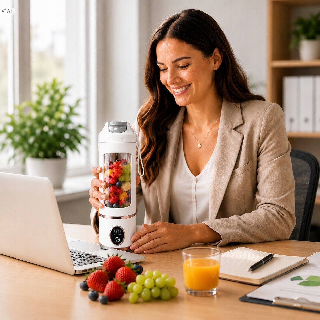 HANDHELD CORDLESS CUP BLENDER FOR USB TRAVEL BATTERY 500ML Manufacturer code blender kielich przenośny