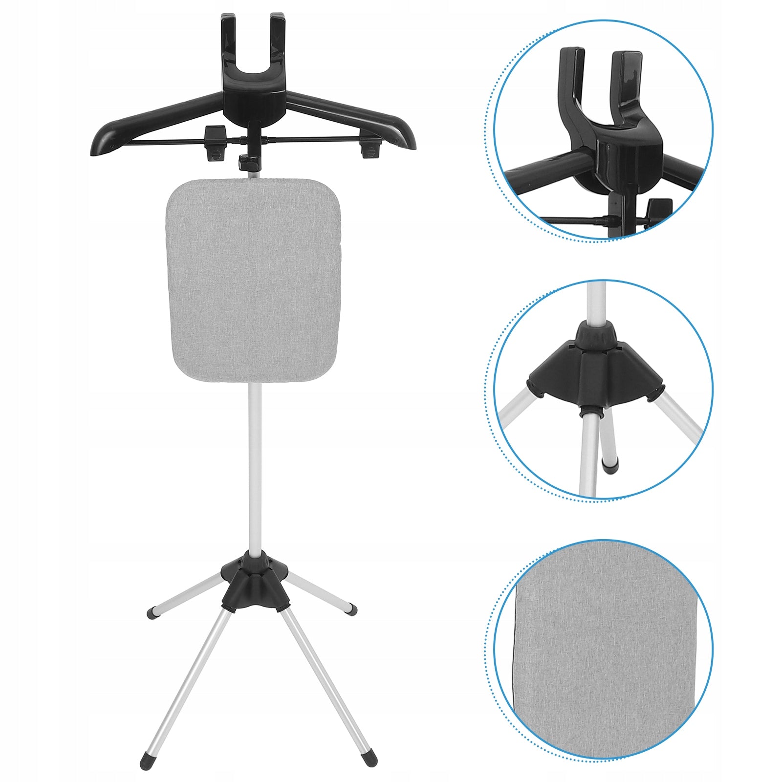 HANDHELD GARMENT STEAMER RACK ADJUSTABLE ACCESSORIES HANGER FOR CLOTHES Packaging status original