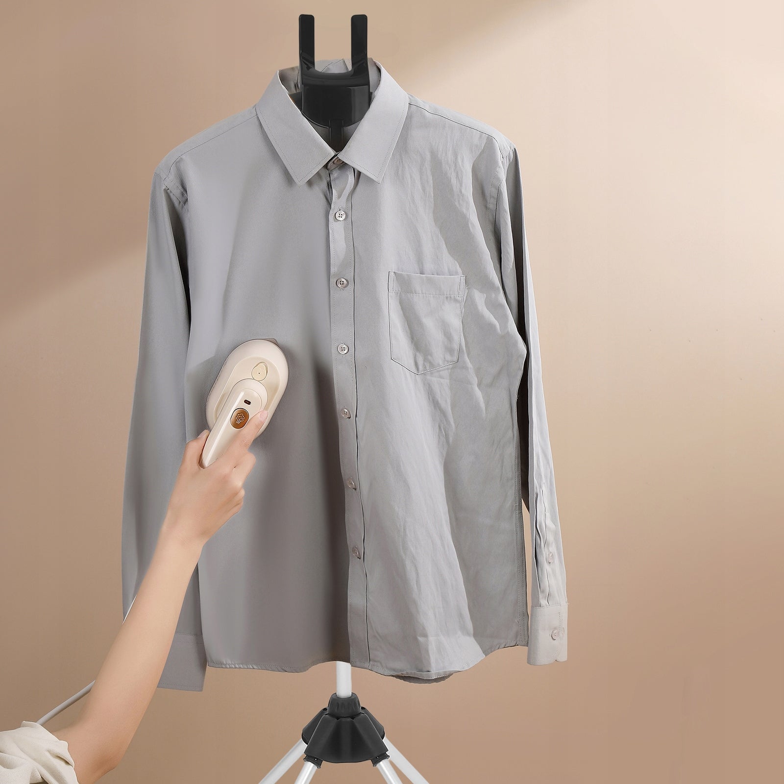 HANDHELD GARMENT STEAMER RACK ADJUSTABLE ACCESSORIES HANGER FOR CLOTHES Power 0 W