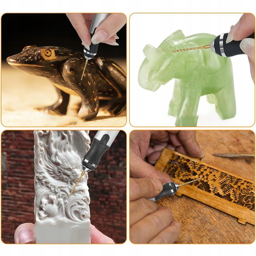 HANDHELD MINI ELECTRIC DRILL WITH 3 SPEED JEWELRY DRILL BITS Brand Bedee