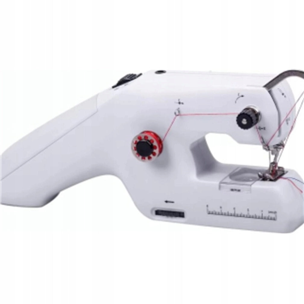 HANDHELD MINI ELECTRIC SEWING MACHINE FOR SEWING PORTABLE Dominant color white